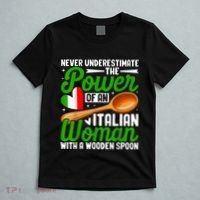 Never Underestimate The Power Of An Italian Woman T-Shirt thumb 5