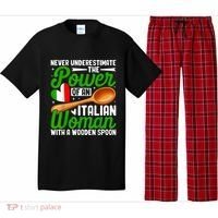 Never Underestimate The Power Of An Italian Woman Pajama Set thumb 0