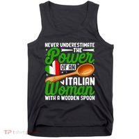 Never Underestimate The Power Of An Italian Woman Tank Top thumb 0