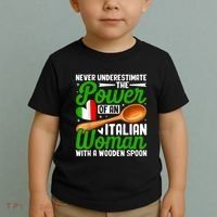Never Underestimate The Power Of An Italian Woman Toddler T-Shirt thumb 2