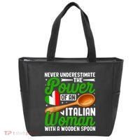 Never Underestimate The Power Of An Italian Woman Tote Bag thumb 0