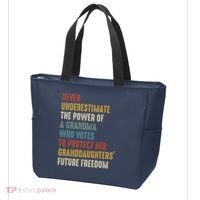 Never Underestimate The Power Of A Grandma Who Votes Tote Bag thumb 3