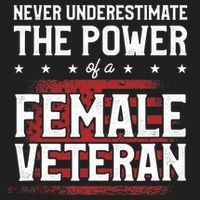 Never Underestimate The Power Of A Female Veteran Beanie thumb 2