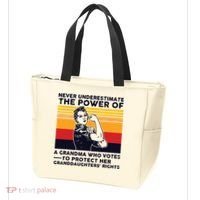 Never Underestimate The Power Of A Grandma Who Votes Tote Bag thumb 3