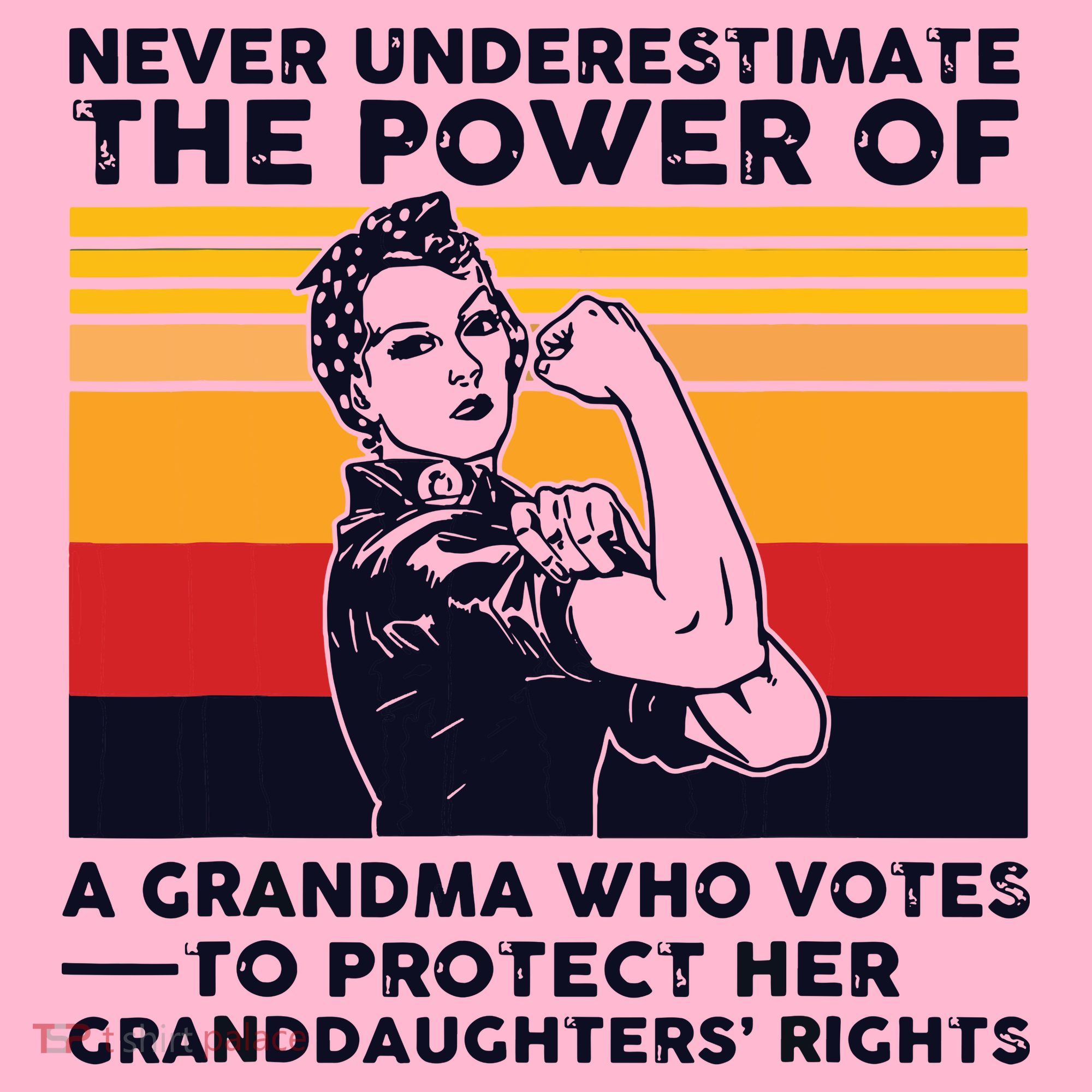 Never Underestimate The Power Of A Grandma Who Votes Coaster