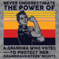 Never Underestimate The Power Of A Grandma Who Votes Toddler Hoodie thumb 2