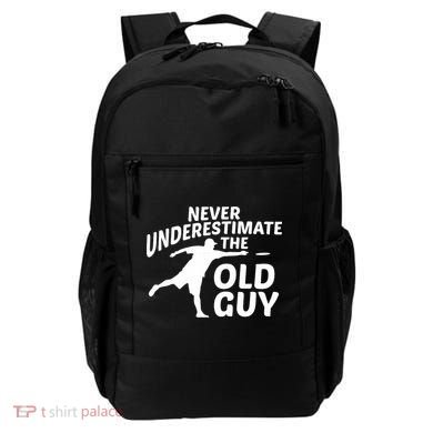 Never Underestimate The Old Guy Retron Vintage Disc Golf Backpack