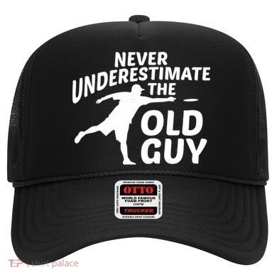 Never Underestimate The Old Guy Retron Vintage Disc Golf Hat