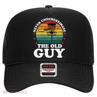 Never Underestimate The Old Guy Funny Disc Golf Frisbee Gift Hat thumb 0