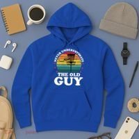 Never Underestimate The Old Guy Funny Disc Golf Frisbee Gift Hoodie thumb 3