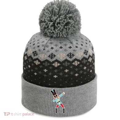 Nutcracker Dab The Baniff Cuffed Pom Beanie