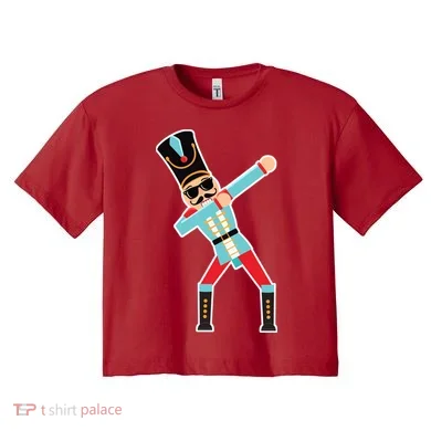 Nutcracker Dab Women's Crop Top Tee