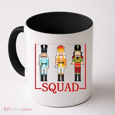 Nutcracker Squad Funny Christmas Coffee Mug