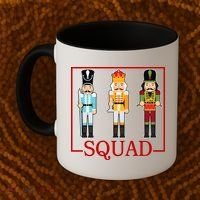 Nutcracker Squad Funny Christmas Coffee Mug thumb 2
