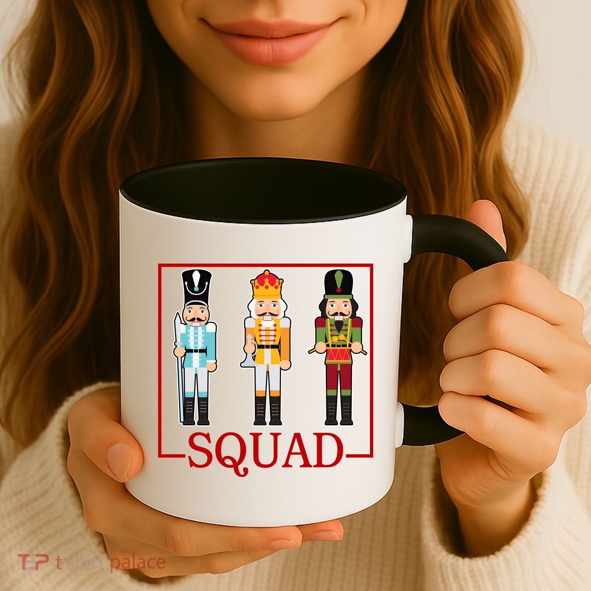 Nutcracker Squad Funny Christmas Coffee Mug