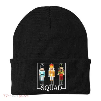 Nutcracker Squad Funny Christmas Beanie