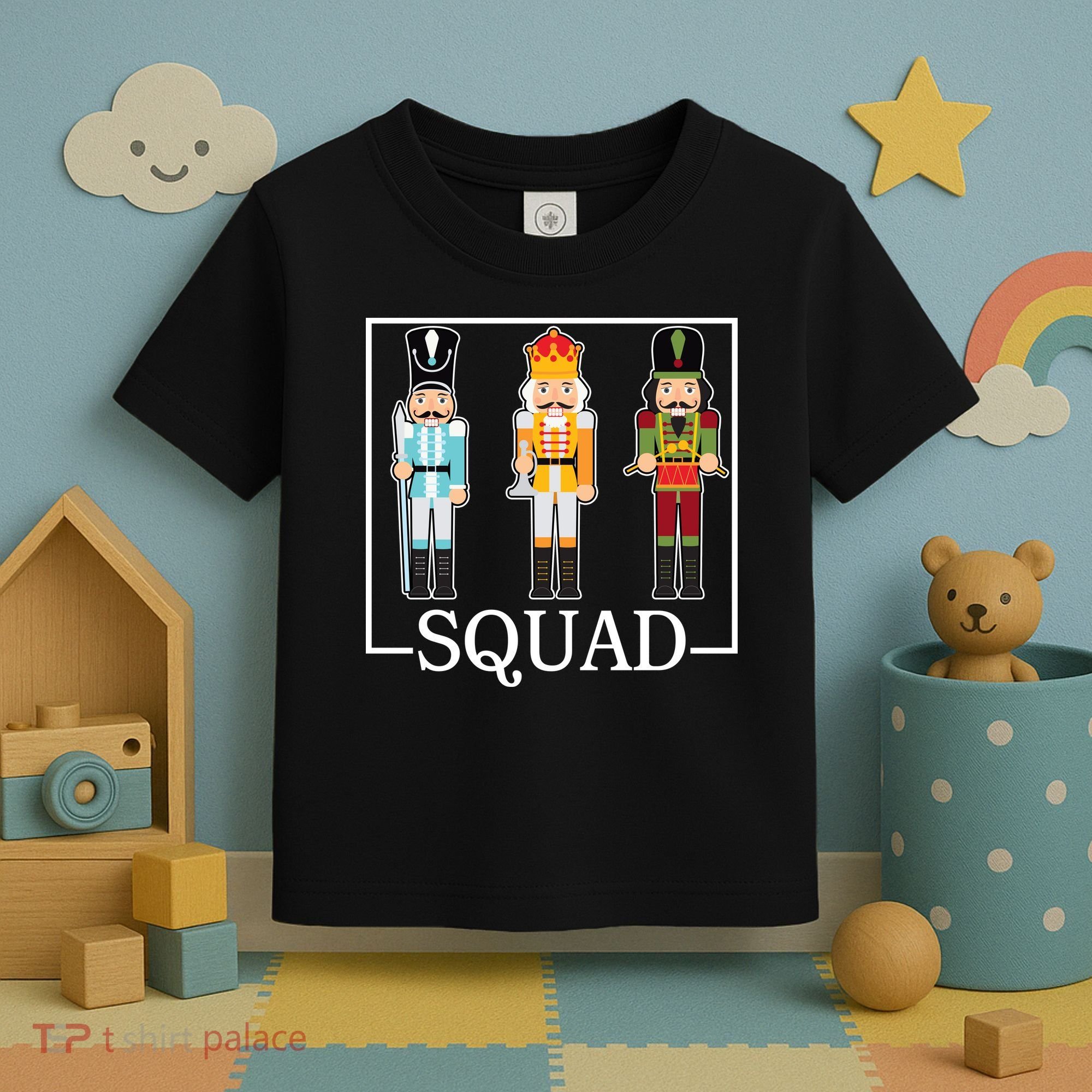 Nutcracker Squad Funny Christmas Toddler T-Shirt