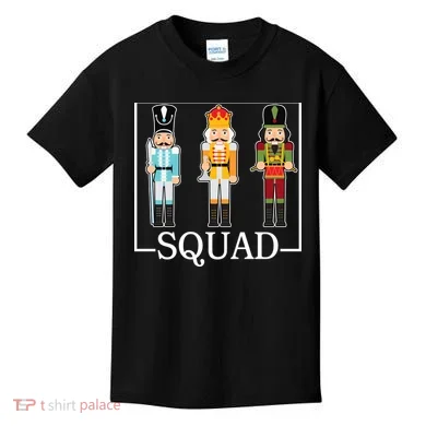 Nutcracker Squad Funny Christmas Kids T-Shirt