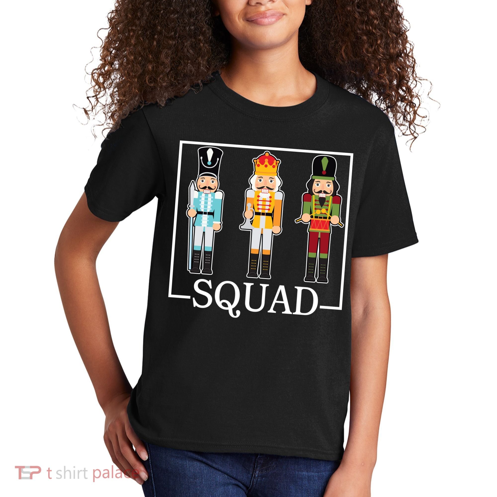 Nutcracker Squad Funny Christmas Kids T-Shirt
