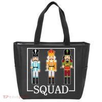 Nutcracker Squad Funny Christmas Tote Bag thumb 0