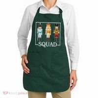 Nutcracker Squad Funny Christmas Apron thumb 2