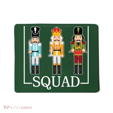 Nutcracker Squad Funny Christmas Mousepad