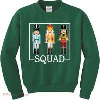 Nutcracker Squad Funny Christmas Kids Sweatshirt thumb 0