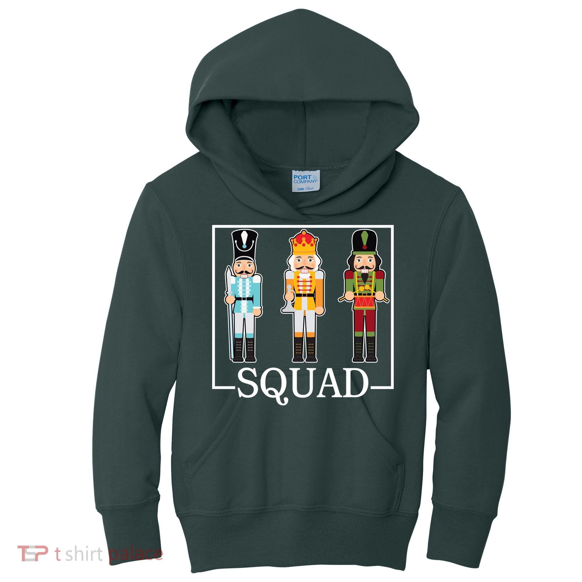 Nutcracker Squad Funny Christmas Kids Hoodie