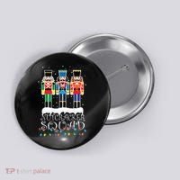 Nutcracker Squad Holiday Ballet Dance Christmas Button thumb 0