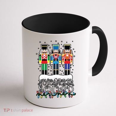 Nutcracker Squad Holiday Ballet Dance Christmas Coffee Mug back