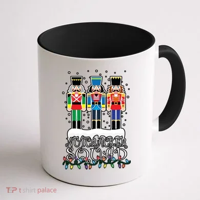 Nutcracker Squad Holiday Ballet Dance Christmas Coffee Mug back