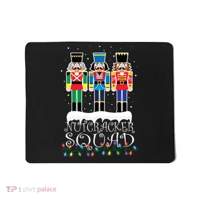 Nutcracker Squad Holiday Ballet Dance Christmas Mousepad