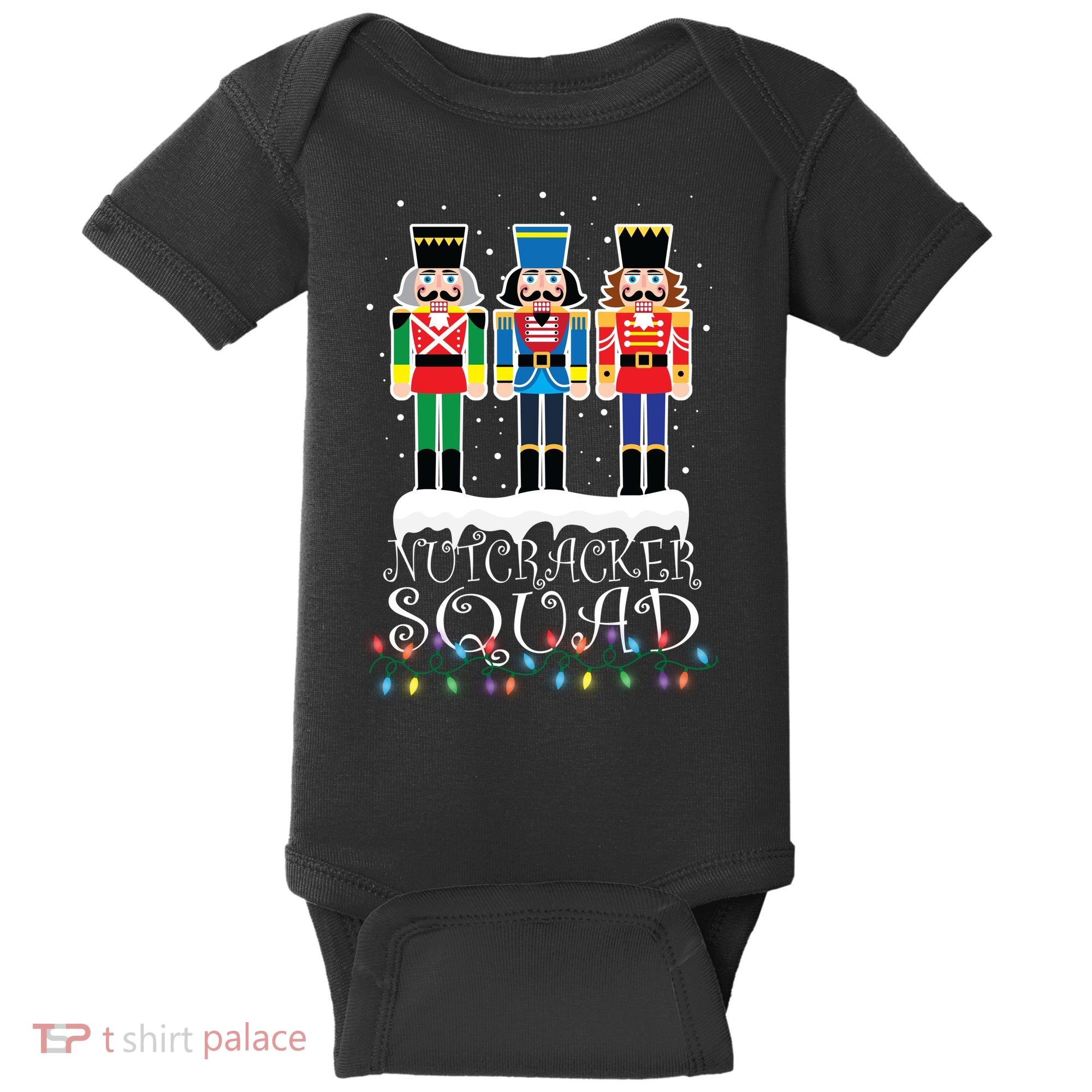 Nutcracker Squad Holiday Ballet Dance Christmas Baby Bodysuit