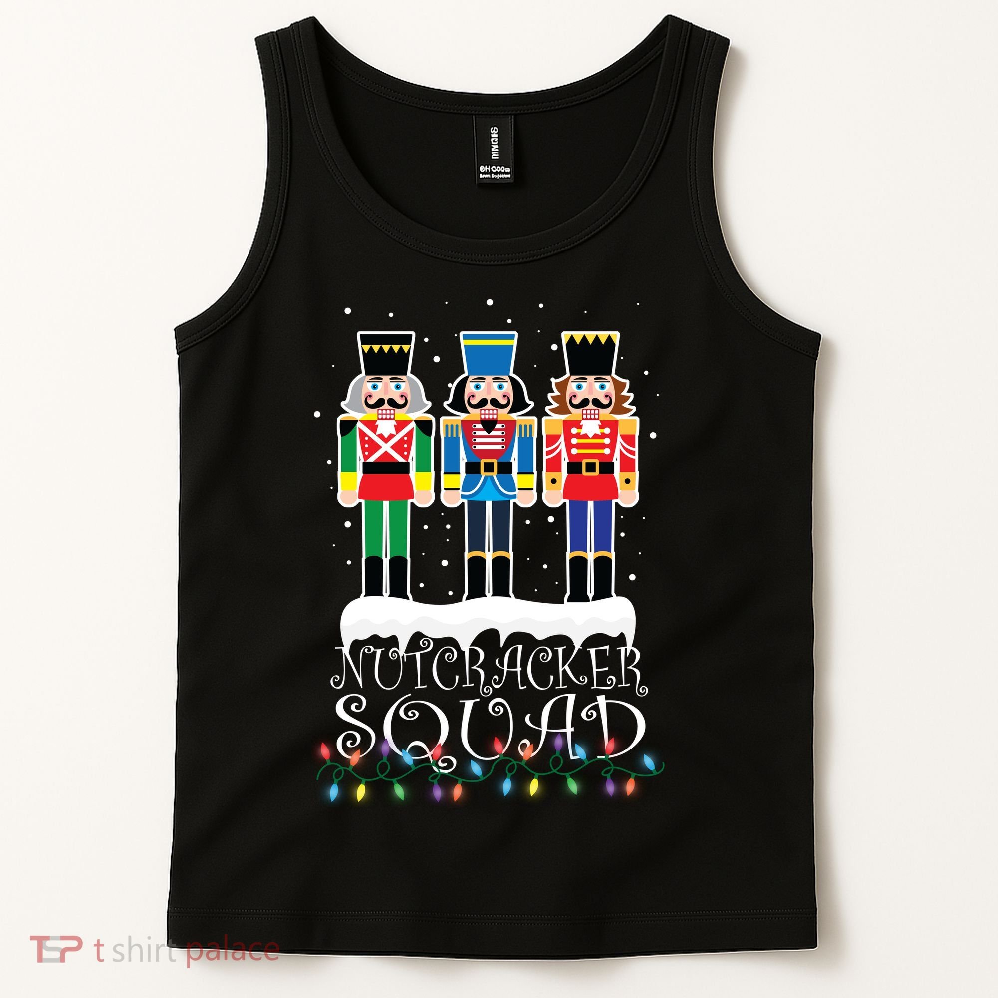 Nutcracker Squad Holiday Ballet Dance Christmas Tank Top
