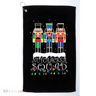 Nutcracker Squad Holiday Ballet Dance Christmas Golf Towel