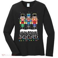 Nutcracker Squad Holiday Ballet Dance Christmas Women's Long Sleeve Shirt thumb 0