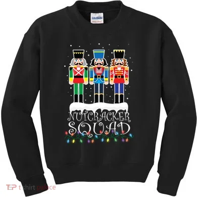 Nutcracker Squad Holiday Ballet Dance Christmas Kids Sweatshirt
