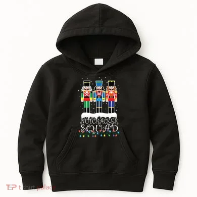 Nutcracker Squad Holiday Ballet Dance Christmas Kids Hoodie