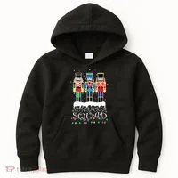 Nutcracker Squad Holiday Ballet Dance Christmas Kids Hoodie thumb 0