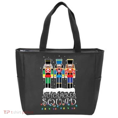 Nutcracker Squad Holiday Ballet Dance Christmas Tote Bag