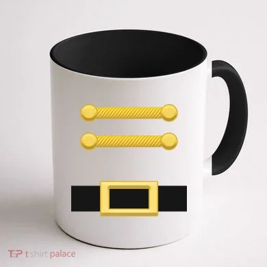 Nutcracker Uniform Christmas Costume Coffee Mug back