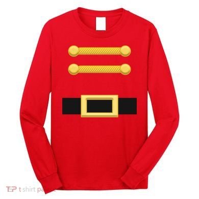 Nutcracker Uniform Christmas Costume Long Sleeve Shirt