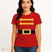Nutcracker Uniform Christmas Costume Women's T-Shirt thumb 4
