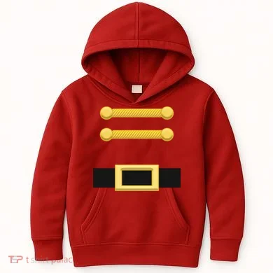 Nutcracker Uniform Christmas Costume Kids Hoodie