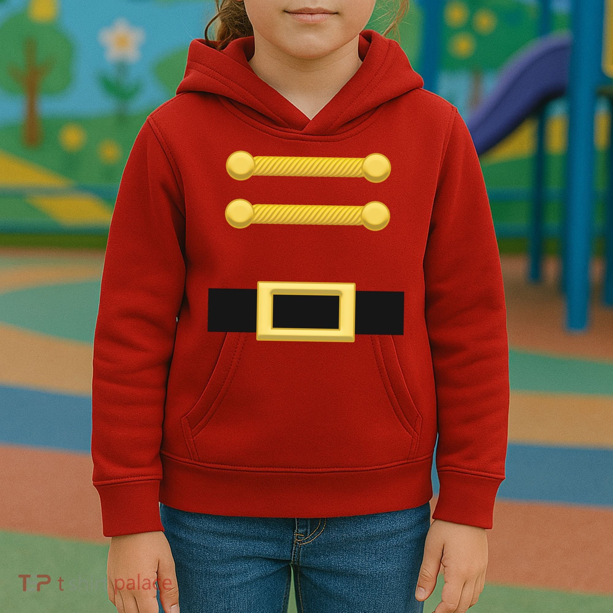 Nutcracker Uniform Christmas Costume Kids Hoodie