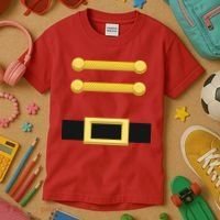 Nutcracker Uniform Christmas Costume Kids T-Shirt thumb 3