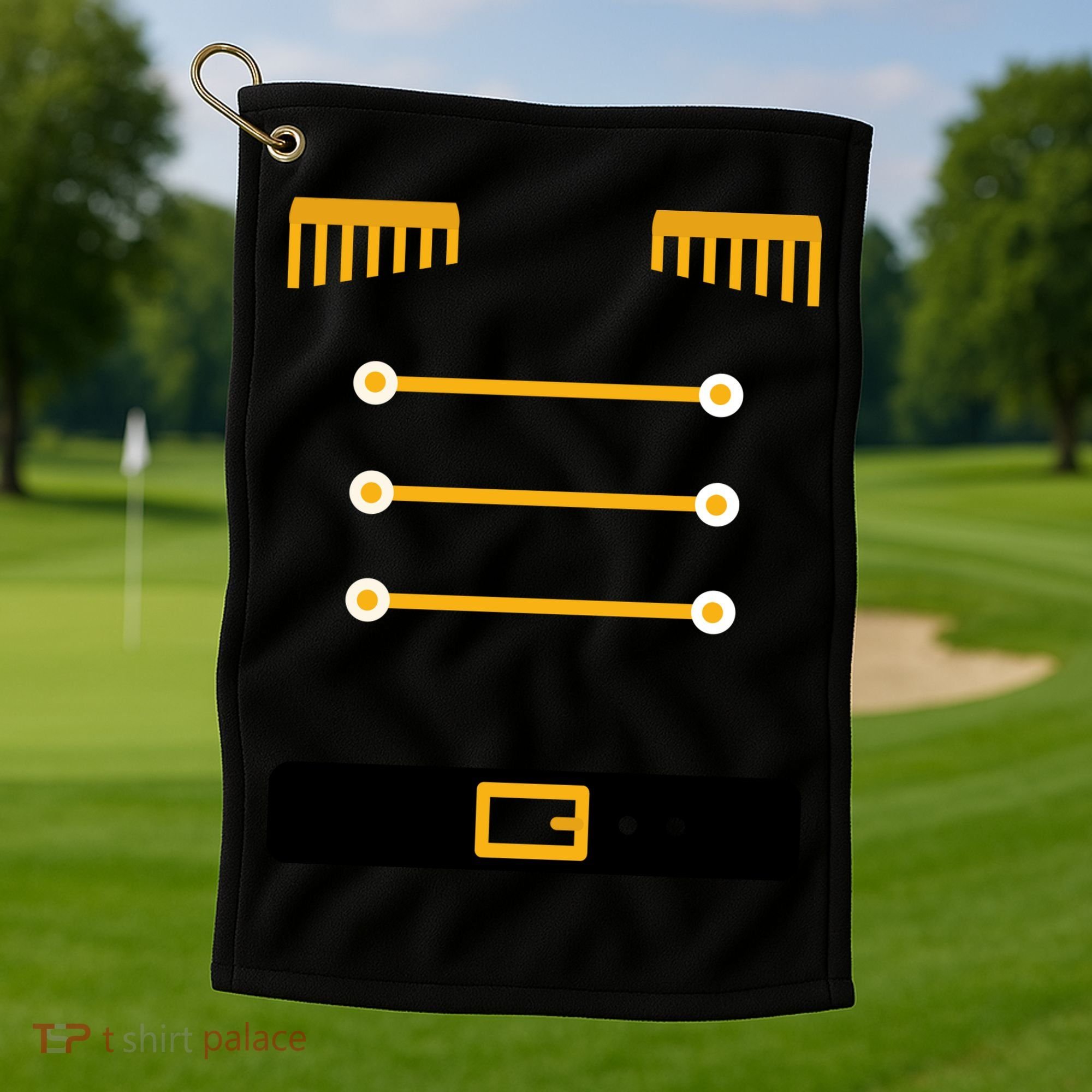 Nutcracker Uniform Toys Soldier Christmas Golf Towel
