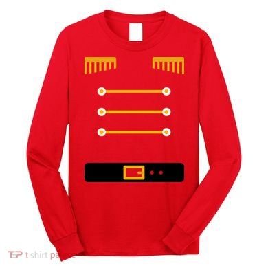 Nutcracker Uniform Toys Soldier Christmas Long Sleeve Shirt