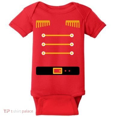 Nutcracker Uniform Toys Soldier Christmas Baby Bodysuit