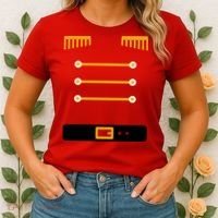 Nutcracker Uniform Toys Soldier Christmas Women's T-Shirt thumb 2